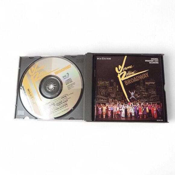 RCA Victor Jerome Robbins' Broadway 2 Disc Audio CD By Original Broadway Cast - Picture 4 of 8